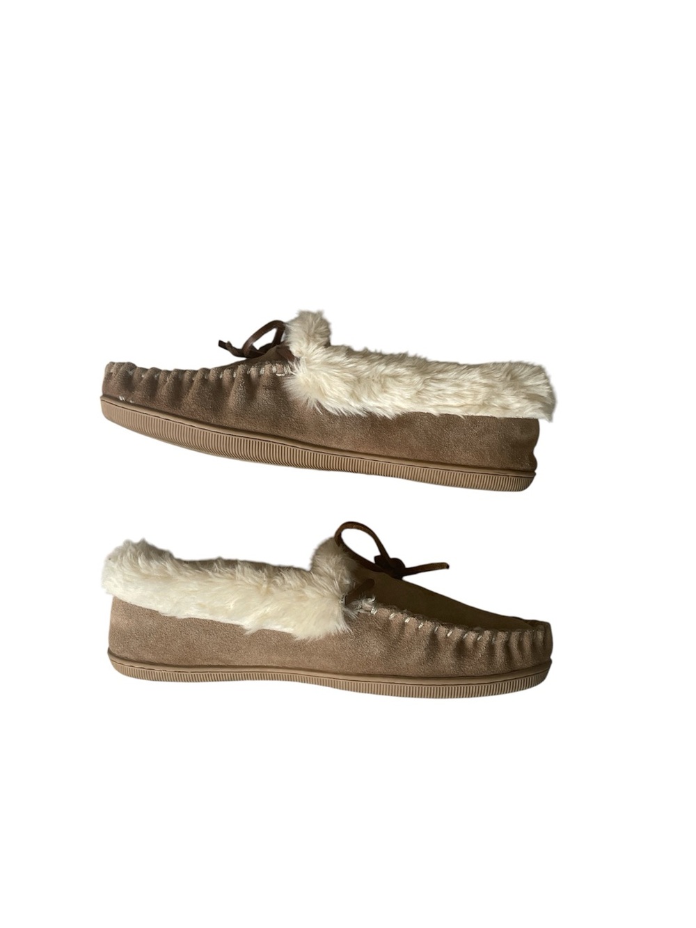 J Crew Women's  Sherpa Sueded Slipper Size 10 - Picture 7 of 9